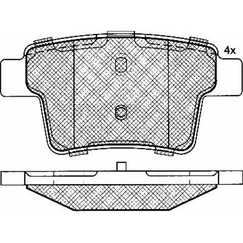 Set placute frana,frana disc - Comline-CBP01557
