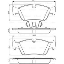 Set placute frana,frana disc - Comline-CBP01590