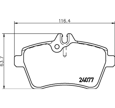 Set placute frana,frana disc - Comline-CBP01592