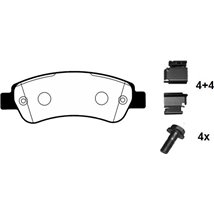 Set placute frana,frana disc - Comline-CBP01604