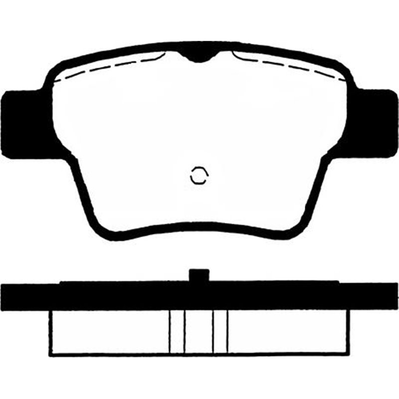 Set placute frana,frana disc - Comline-CBP01658