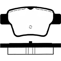 Set placute frana,frana disc - Comline-CBP01658