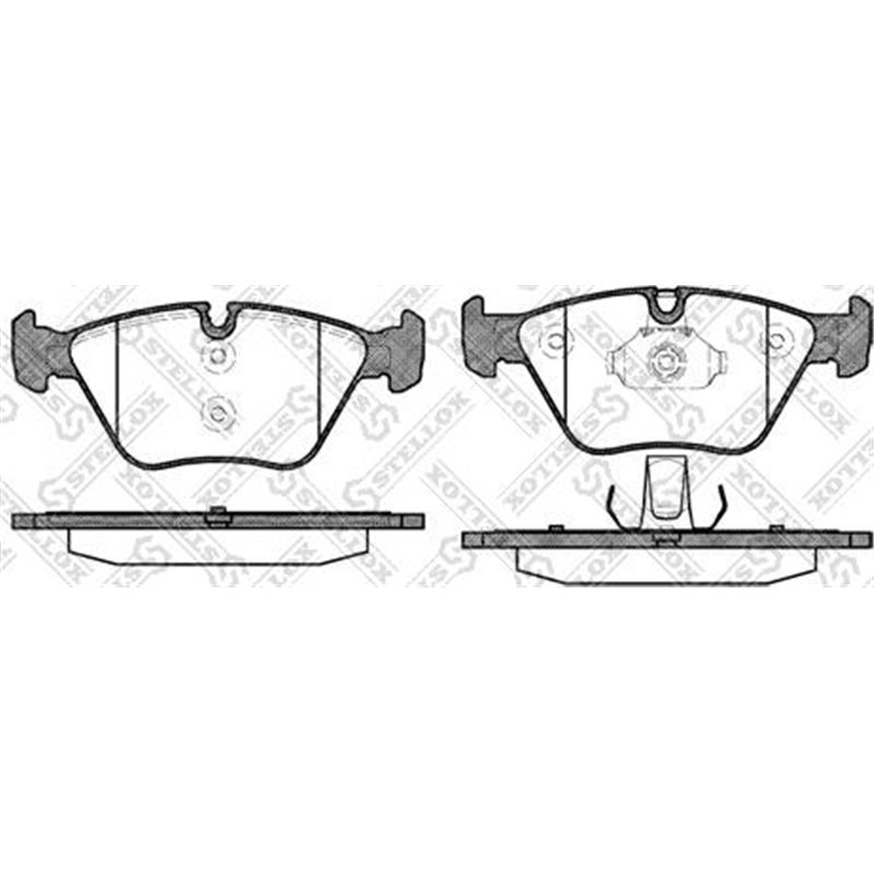 Set placute frana,frana disc - Comline-CBP01744