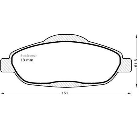 Set placute frana,frana disc - Comline-CBP01765