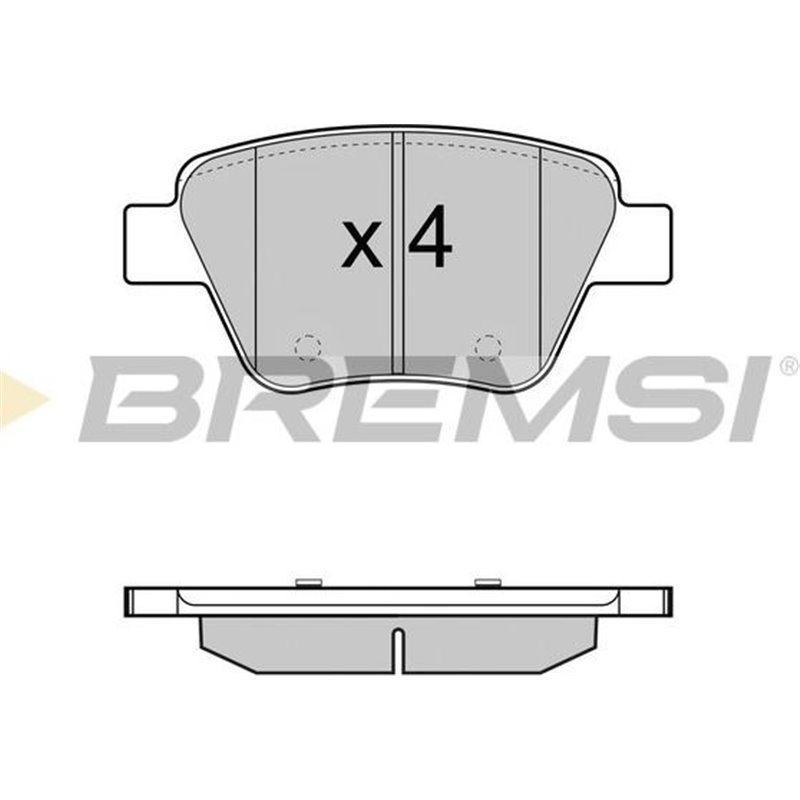 Set placute frana,frana disc - Comline-CBP02022