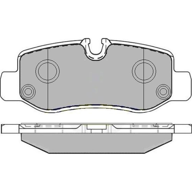 Set placute frana,frana disc - Comline-CBP02315