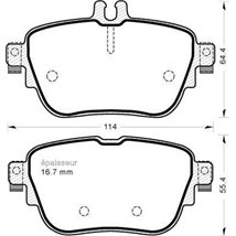 Set placute frana,frana disc - Comline-CBP02366