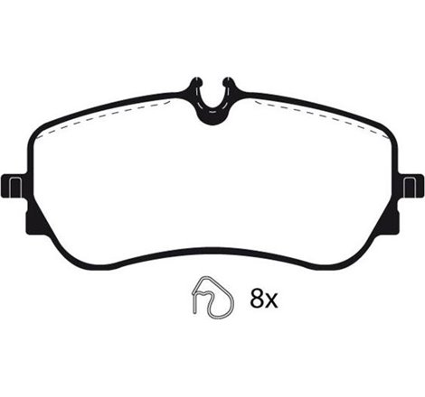 Set placute frana,frana disc - Comline-CBP02387