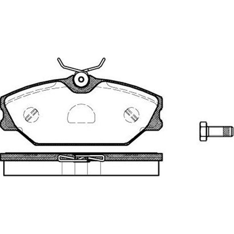 Set placute frana,frana disc - Comline-CBP0526