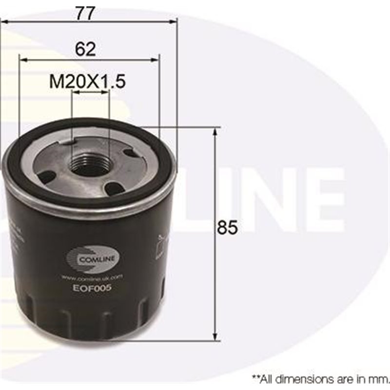 Filtru ulei - Comline-EOF005