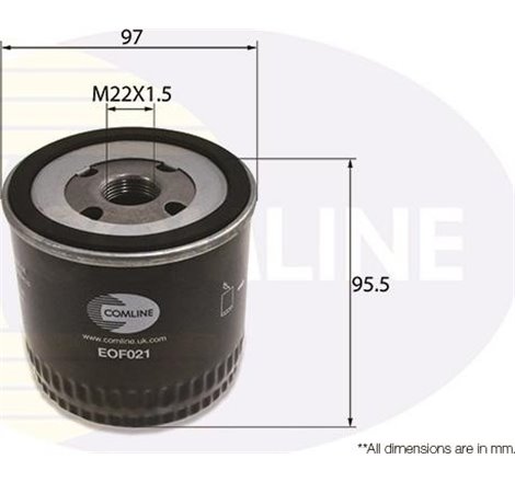 Filtru ulei - Comline-EOF021