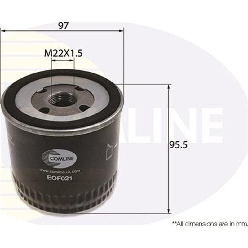 Filtru ulei - Comline-EOF021