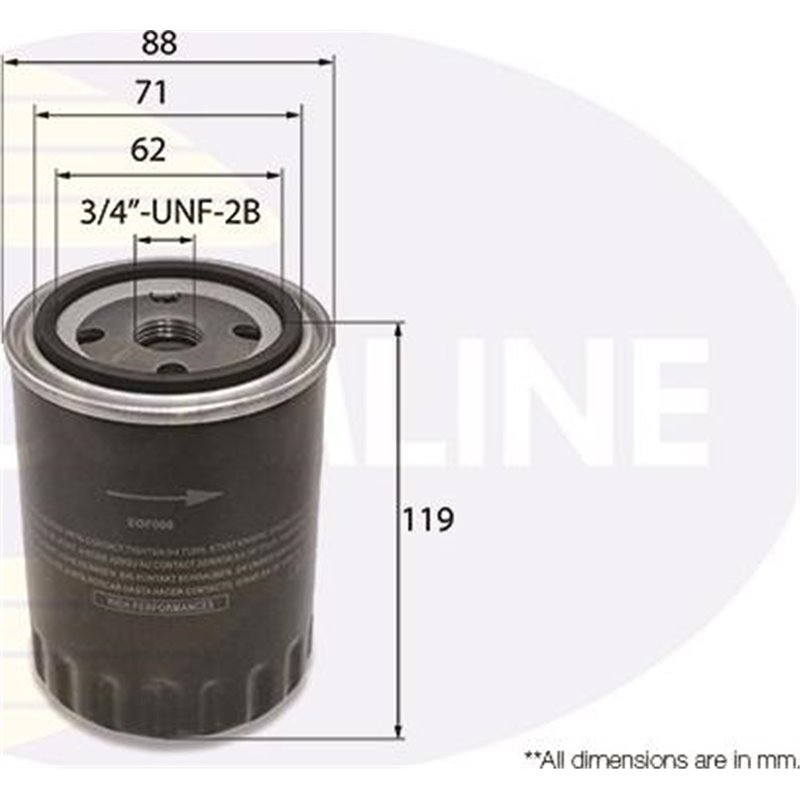 Filtru ulei - Comline-EOF066