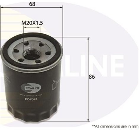 Filtru ulei - Comline-EOF074