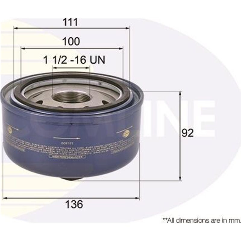 Filtru ulei - Comline-EOF177