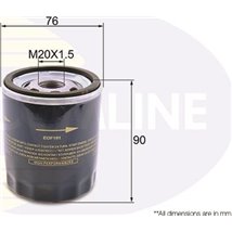 Filtru ulei - Comline-EOF191