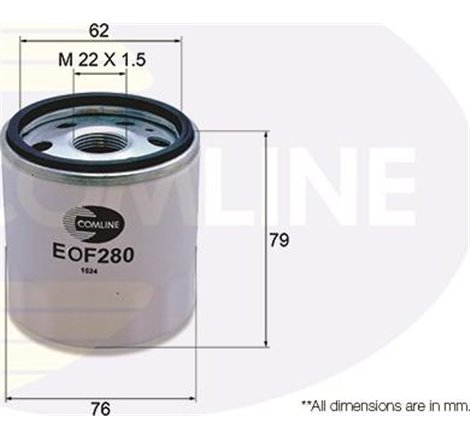 Filtru ulei - Comline-EOF280