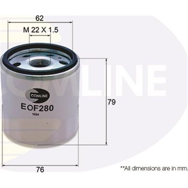 Filtru ulei - Comline-EOF280