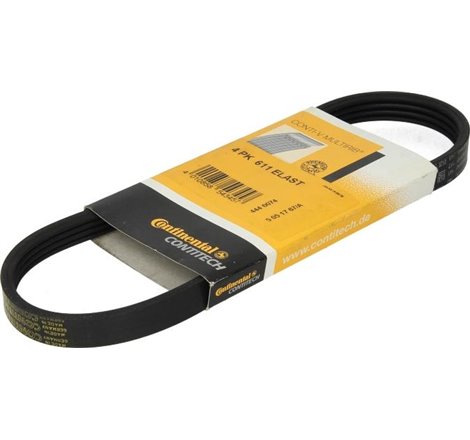 Curea transmisie cu caneluri - CONTINENTAL-4PK611ELAST