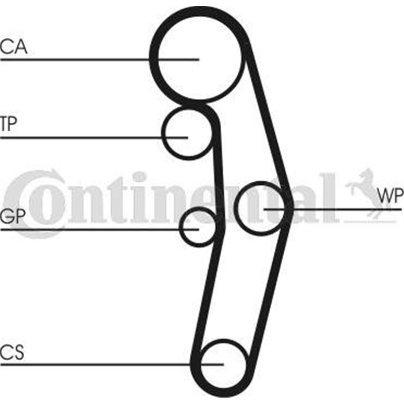 Set pompa apa + curea dintata - CONTINENTAL-CT1028WP8