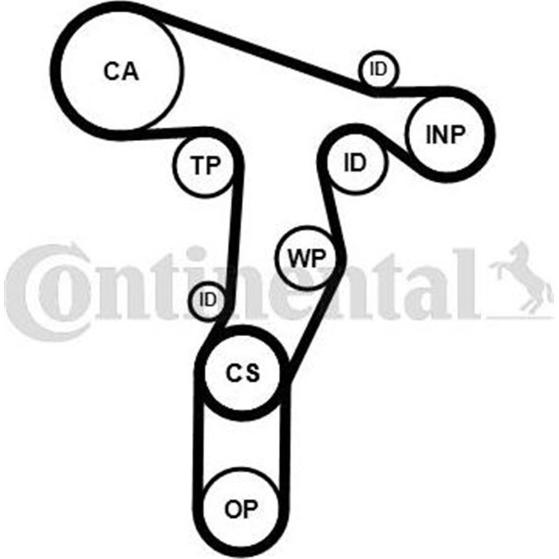 Set pompa apa + curea dintata - CONTINENTAL-CT1139WP8PRO