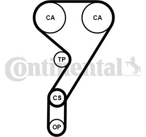 Set pompa apa + curea dintata - CONTINENTAL-CT1211WP2PRO