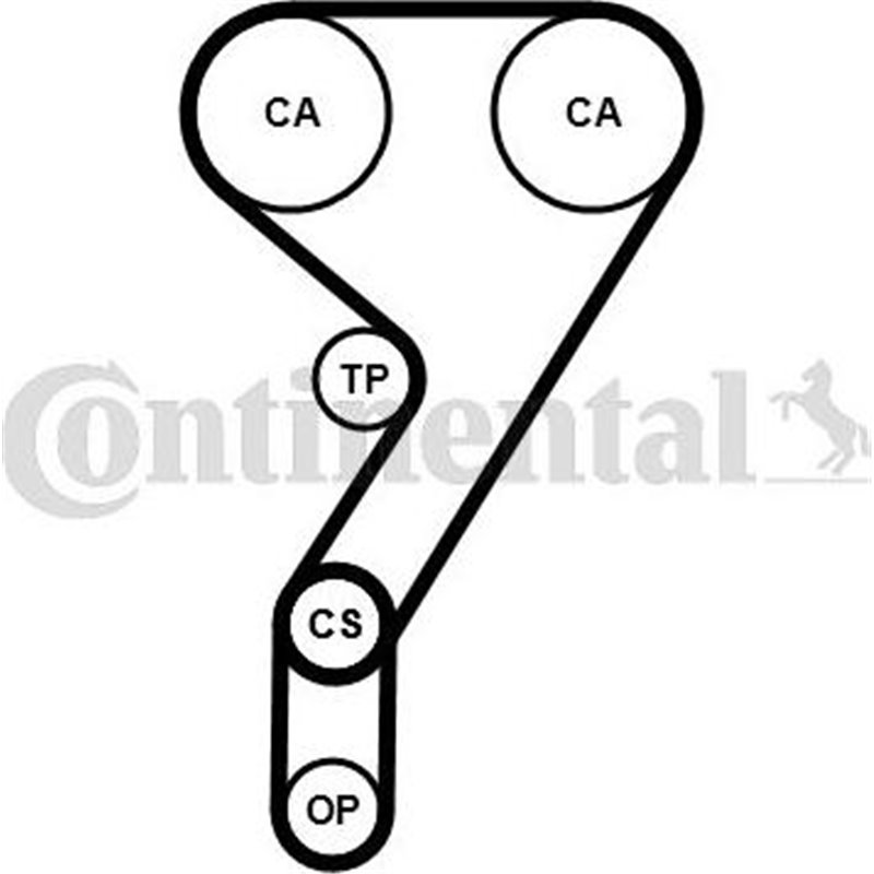 Set pompa apa + curea dintata - CONTINENTAL-CT1211WP2PRO