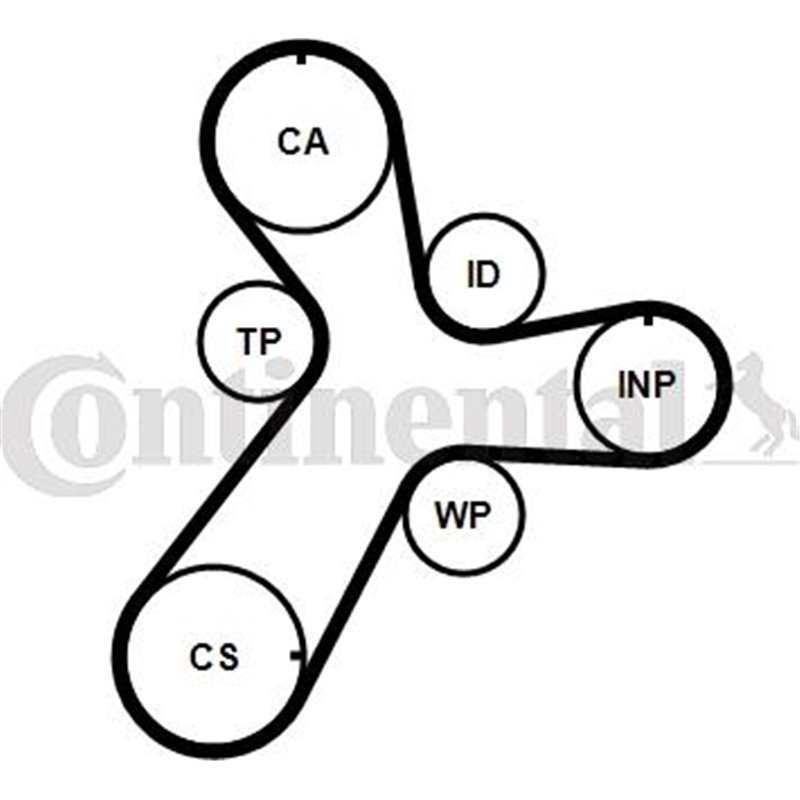 Set pompa apa + curea dintata - CONTINENTAL-CT1237WP1