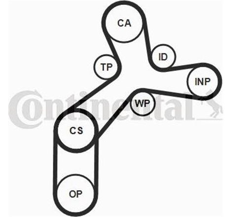 Set pompa apa + curea dintata - CONTINENTAL-CT1237WP2PRO