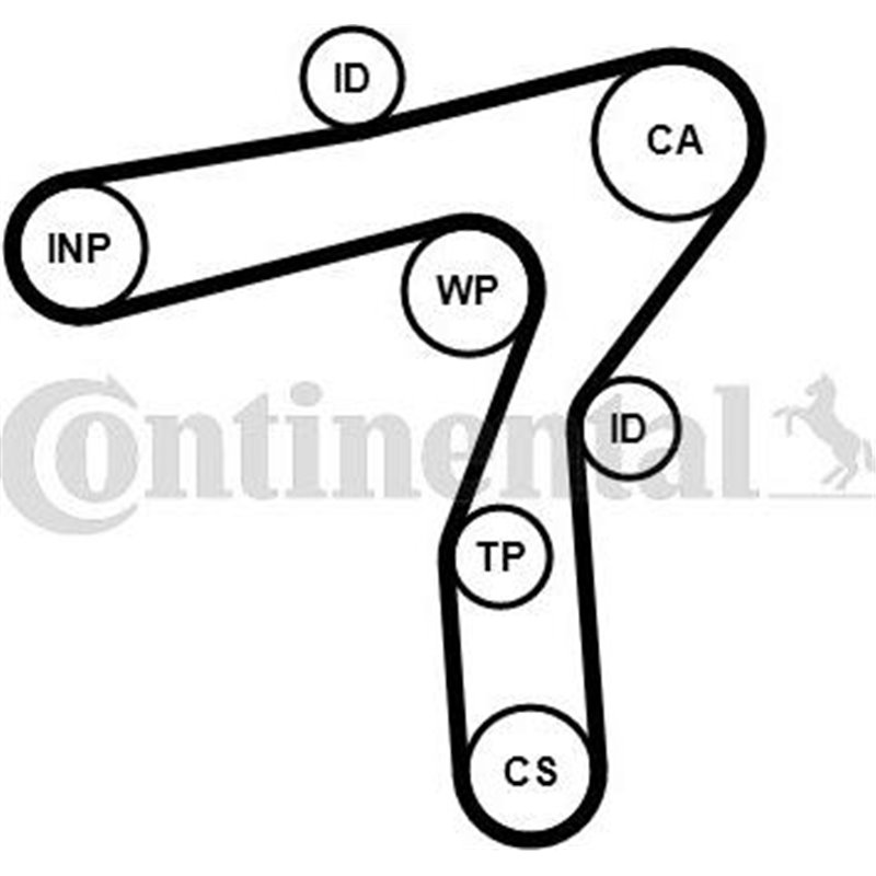 Set pompa apa + curea dintata - CONTINENTAL-CT1241WP1