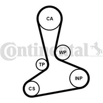 Set pompa apa + curea dintata - CONTINENTAL-CT1242WP1