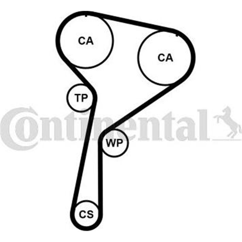 Set pompa apa + curea dintata - CONTINENTAL-CT1244WP1