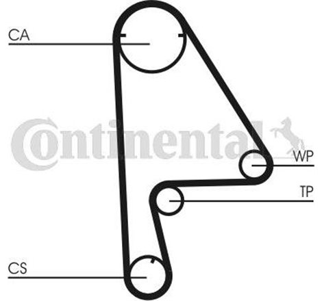 Set pompa apa + curea dintata - CONTINENTAL-CT862WP1