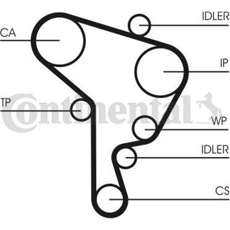 Set pompa apa + curea dintata - CONTINENTAL-CT946WP2