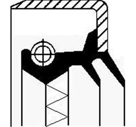 CORTECO simering 66.67x115.92-125.4x11-18mm B1VISL1SFDRWX6 MAN - Corteco-01016915B