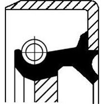 Simering, diferential - Corteco-01019450B