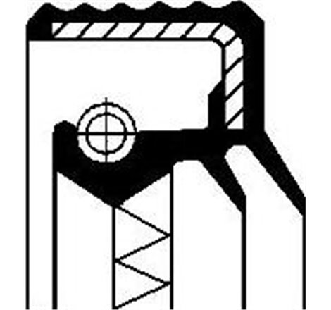 Garnitura butuc roata 140x165x9.5-12 MERCEDES UNIMOG. 60. 70. 700. 800 - Corteco-01019879B