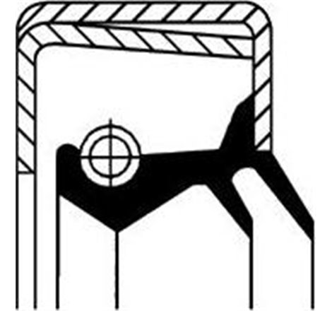 CORTECO simering 90x151x11-17mm B2VISLRDX26 VOLVO - Corteco-01026648B