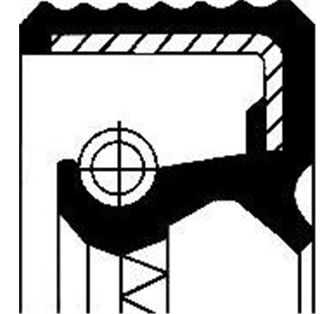 Input shaft oil seal 40x55x8 SKODA FAVORIT. FAVORIT FORMAN. FELICIA I. FELICIA II. VW CADDY II 1.3-1.6-1.9D 05.89-06.01 - Cortec