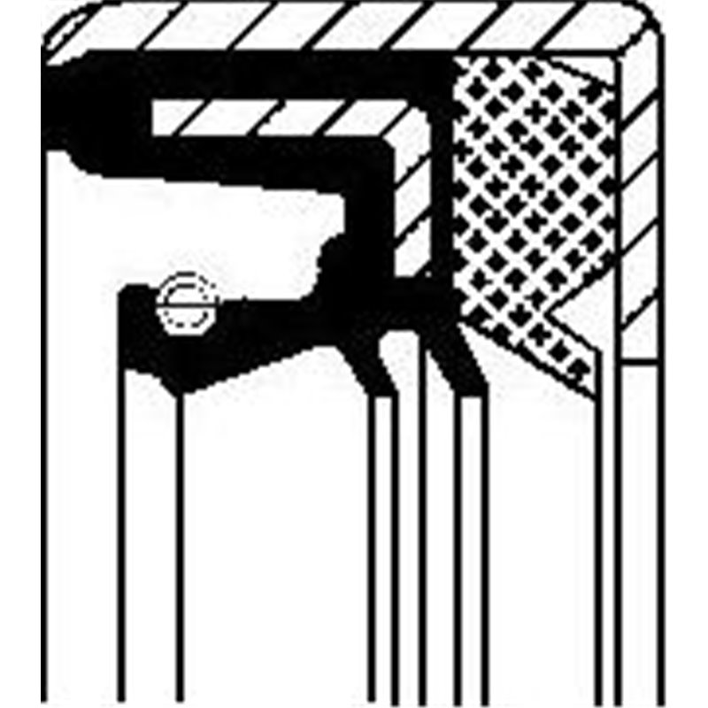 CORTECO Etansarea arborelui atac 78x135x12-21. 5mm RWDR-ESTATE DB ATEGO - Corteco-01030117B