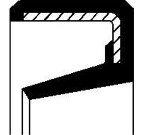 Shaft oil seal MAN F90. RVI MIDLINER 06.85-01.00 - Corteco-01030541B