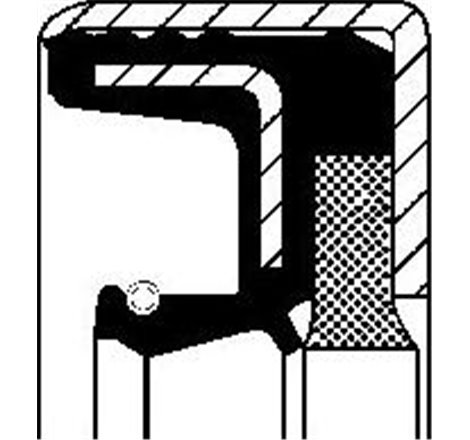 Garnitura butuc roata 90x120x13 - Corteco-12001910B
