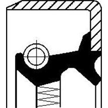 Simering, diferential - Corteco-12011443B