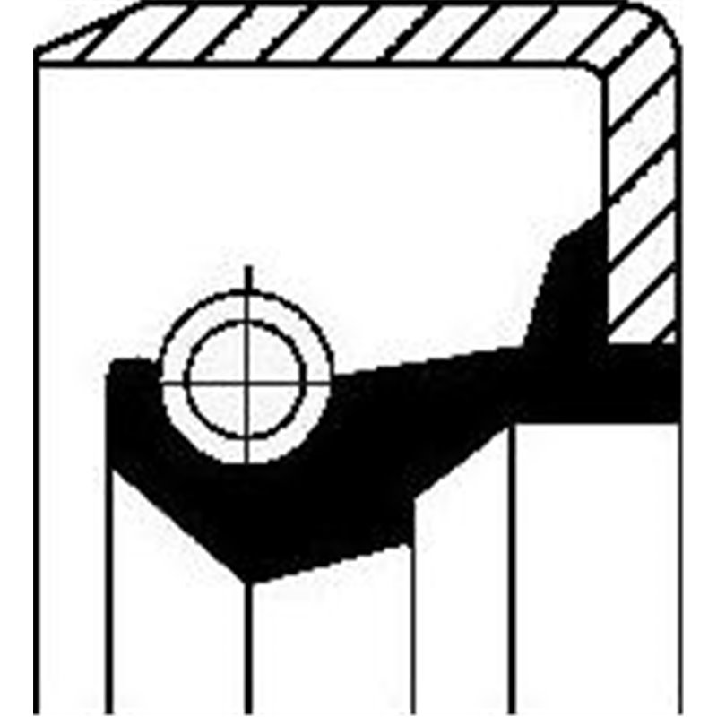 Simering, butuc roata - Corteco-12011499B