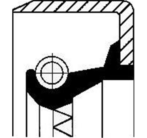 CORTECO sealant diferential ext. 85x105x13mm B1VIDRW PB - Corteco-12012549B