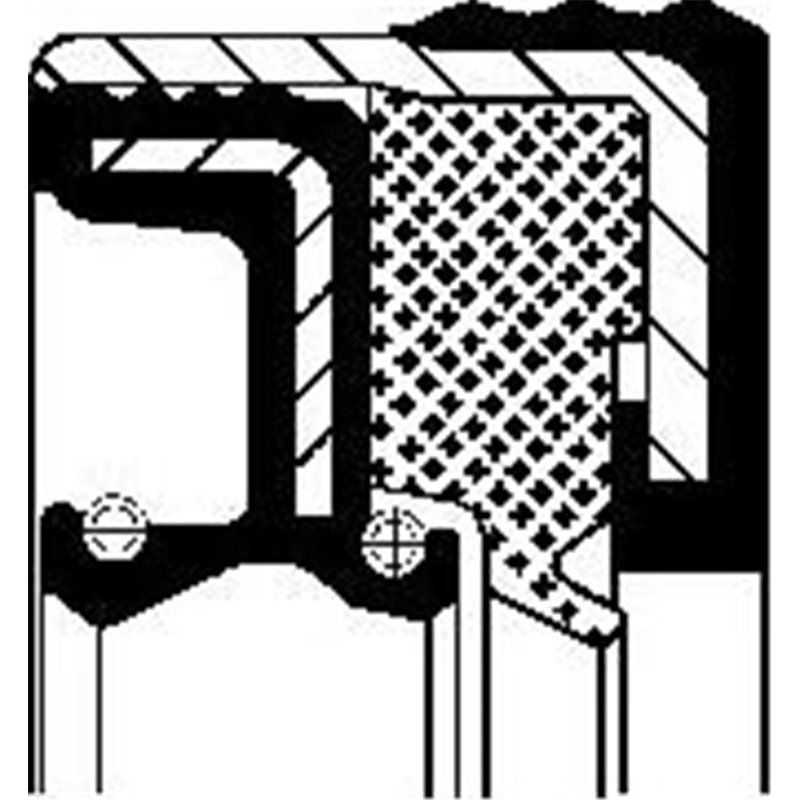Simering diferential 45x60x16mm - Corteco-12014977B