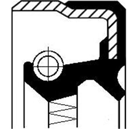 Simering ulei arbore cotit Spate 90x100-100x13 MERCEDES T2-LN1. LK-LN2 2.3-6.0D 08.84-12.98 - Corteco-12015249B