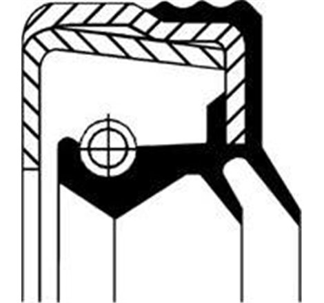 CORTECO diferential de iesire etansare. 80x100x14mm B2BAVISLDRWX67 IVECO - Corteco-12015504B