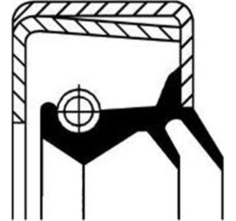 Garnitura butuc roata 100x140x15-20.5 DAF 65. 75. 85. 95 - Corteco-12015758B