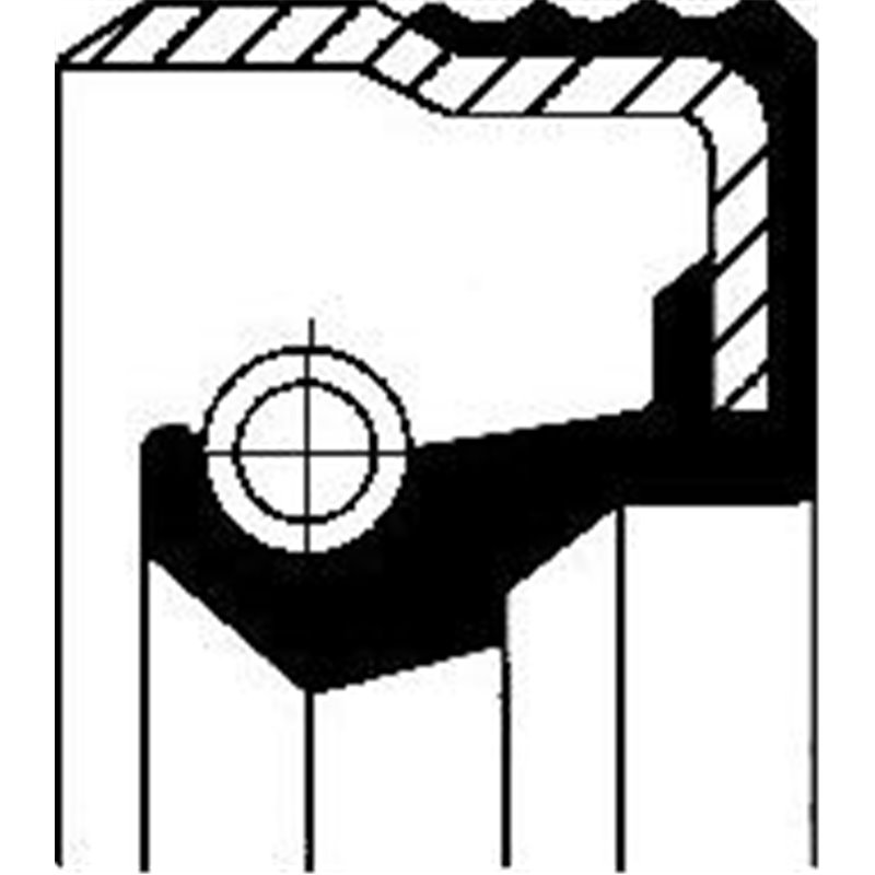 Simering ulei arbore cotit 20x31-31x7.3 IVECO DAILY III. EUROCARGO I-III 2.8D-5.9D 05.99-09.15 - Corteco-12019586B